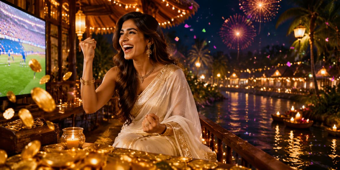 Mobile betting payment in casino environment Kerala with traditional attire customer